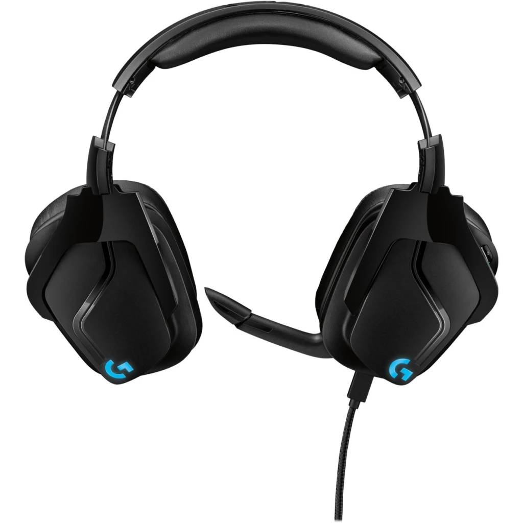 Imagen 5 de Audífonos Gamer Inalámbricos Logitech G935 RGB LightSync 7.1 DTS c/Mic Negro