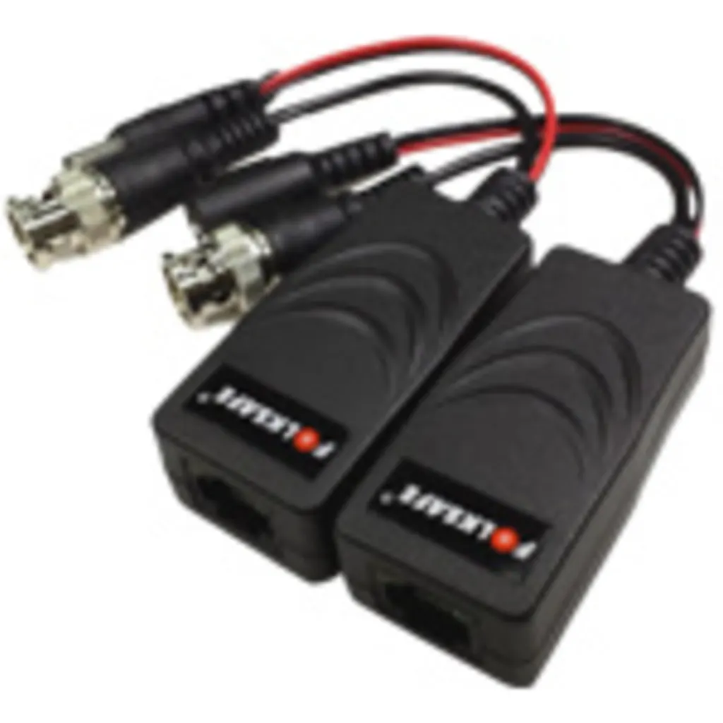 Imagen 1 de Video Balun HD terminal cable BNC + Input Power (El Par)