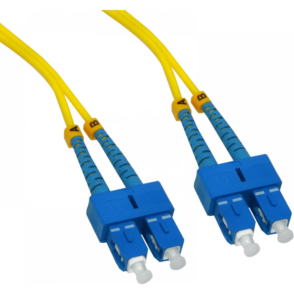Imagen 2 de 10mt SC-SC/UPC MonoModo SM Duplex Jumper Cable Fibra 9/125um 3mm