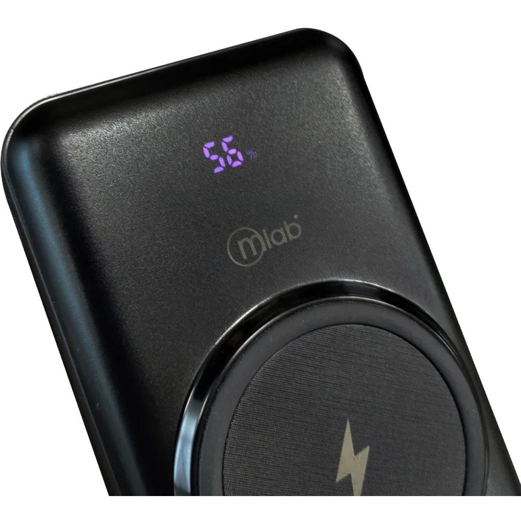 Imagen 3 de MLAB POWERBANK INALAMBRICO 10.000mAh CARGADOR PORTATIL LCD WIRELESS ENERGY 6 EN 