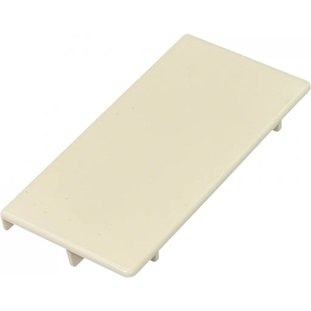 LINKCHIP 100x50mm Recta-Plana Tapa Final Blanca CCA-10050-TFR.