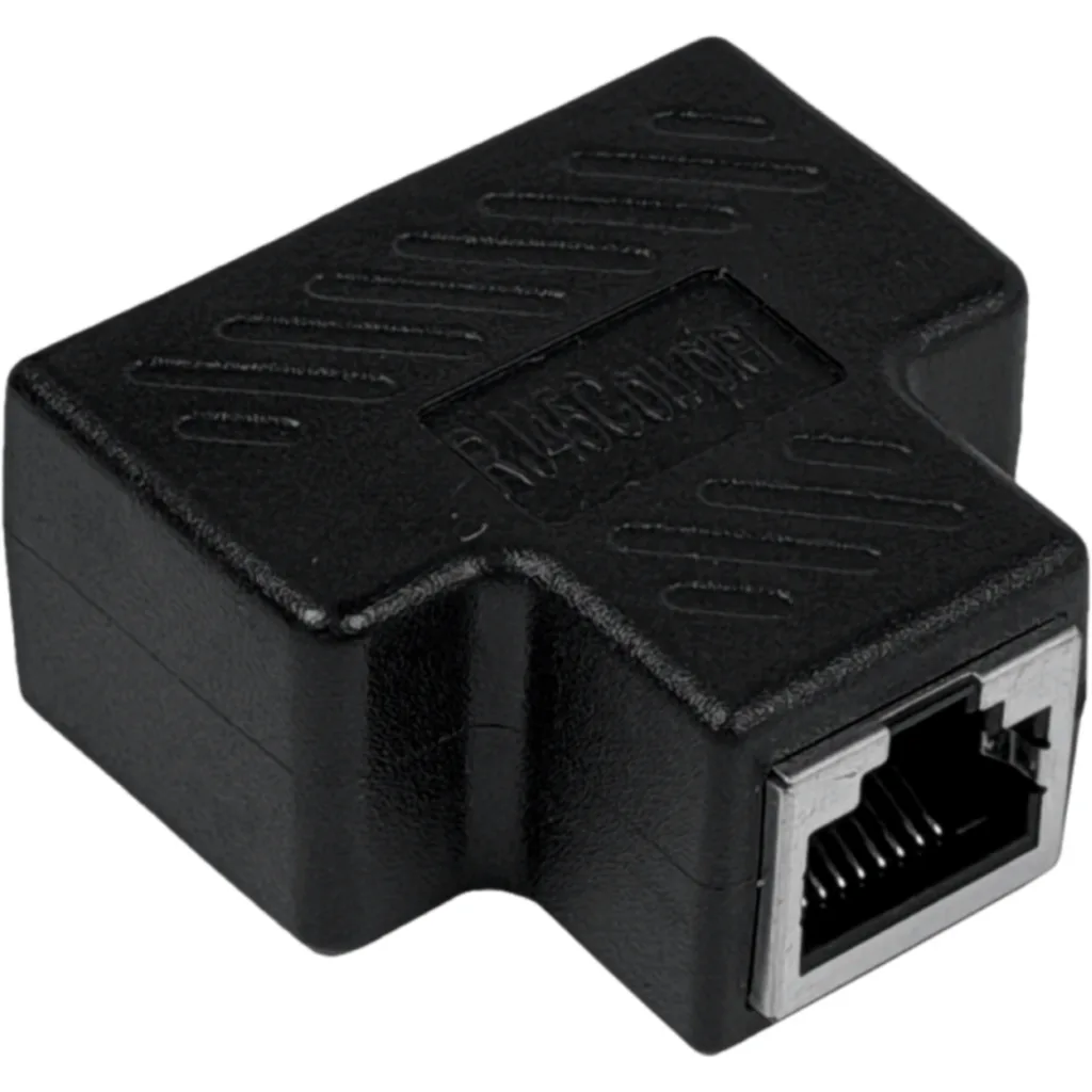 Imagen 1 de Adaptador RJ45 Hembra de Red Divisor de Cable 3-RJ45-H 8-pines