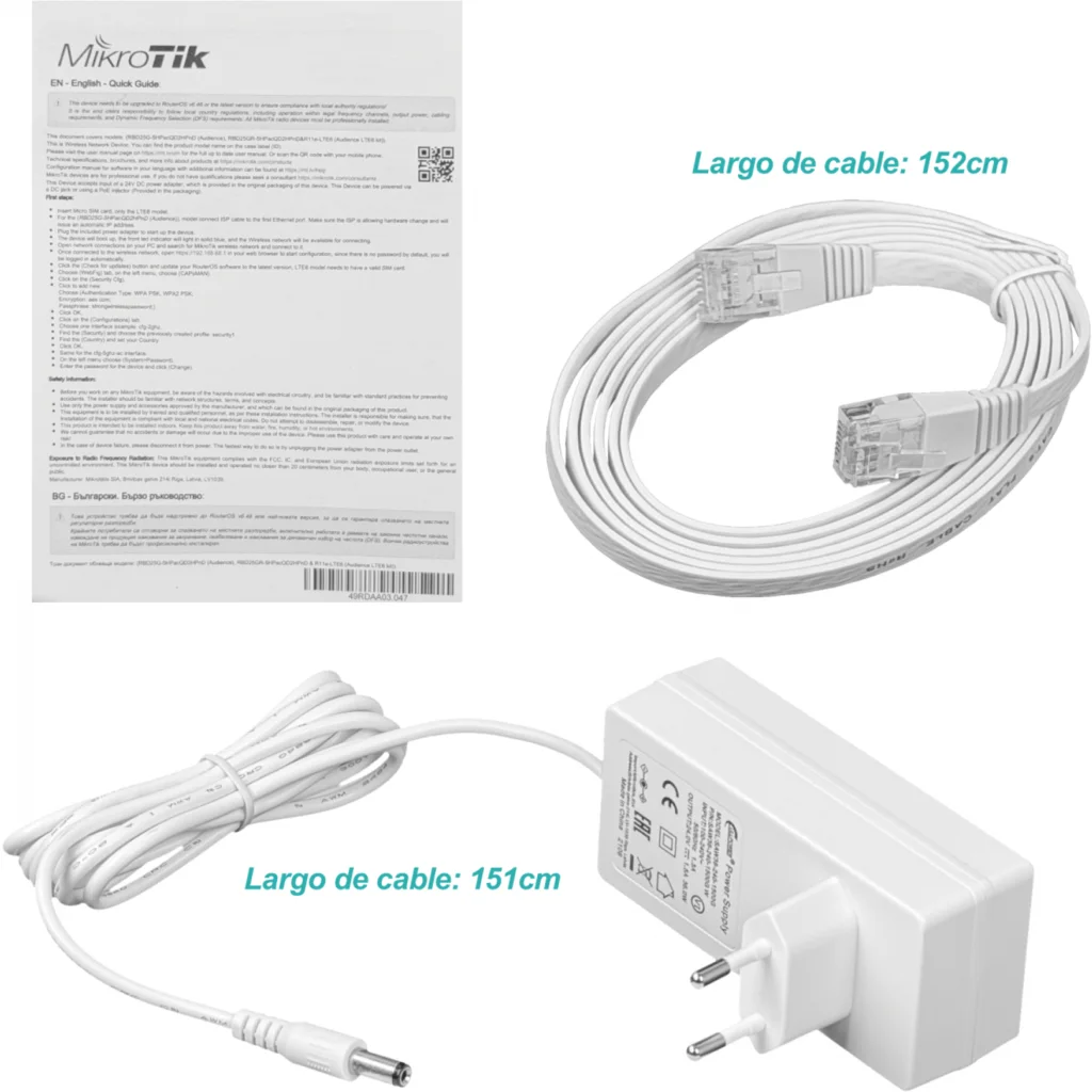 Imagen 7 de MIKROTIK 2-1000 AC2100 MU-MIMO 2,4/2x5GHz RouterOS-L4 inc-24V