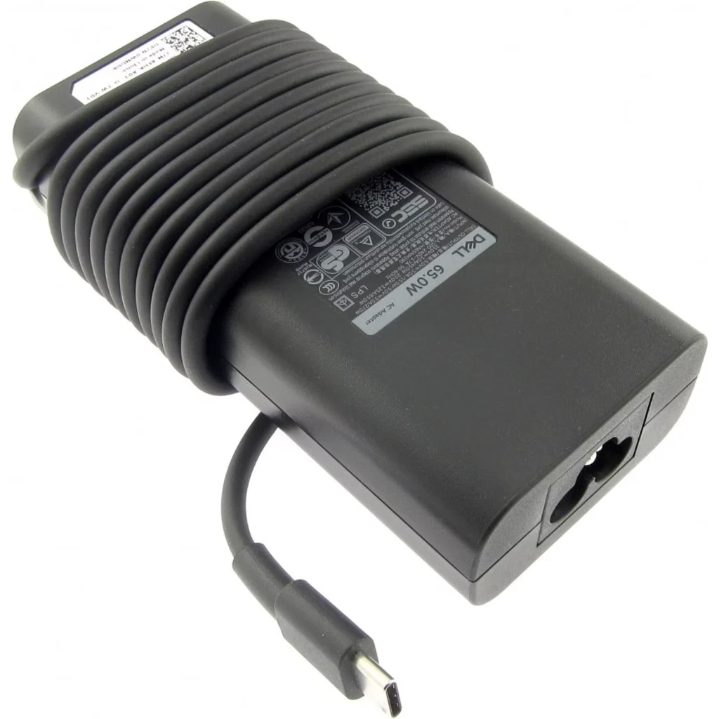 Cargador Notebook Dell 65W USB-C 450-BBVB Color Negro