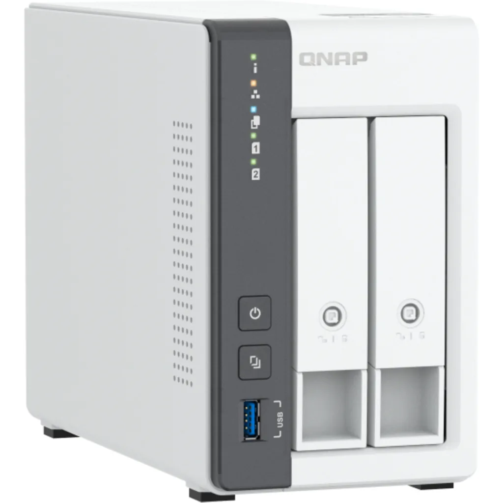 Imagen 3 de NAS QNAP TS-216G-US ARM Cortex A55 RAM 4GB 2*Bahias 3.5" HDD/SSD SATA