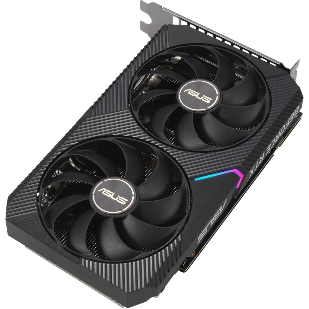 Imagen 4 de Tarjeta de Video Asus Dual GF-RTX3060-O12G-V2 12GB GDDR6 PCIe4.0 3*DP HDMI ATX