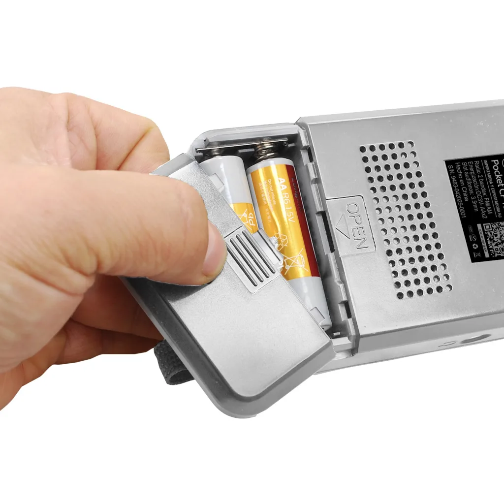 Imagen 3 de MLAB RADIO RETRO PORTATIL CF-10 SILVER