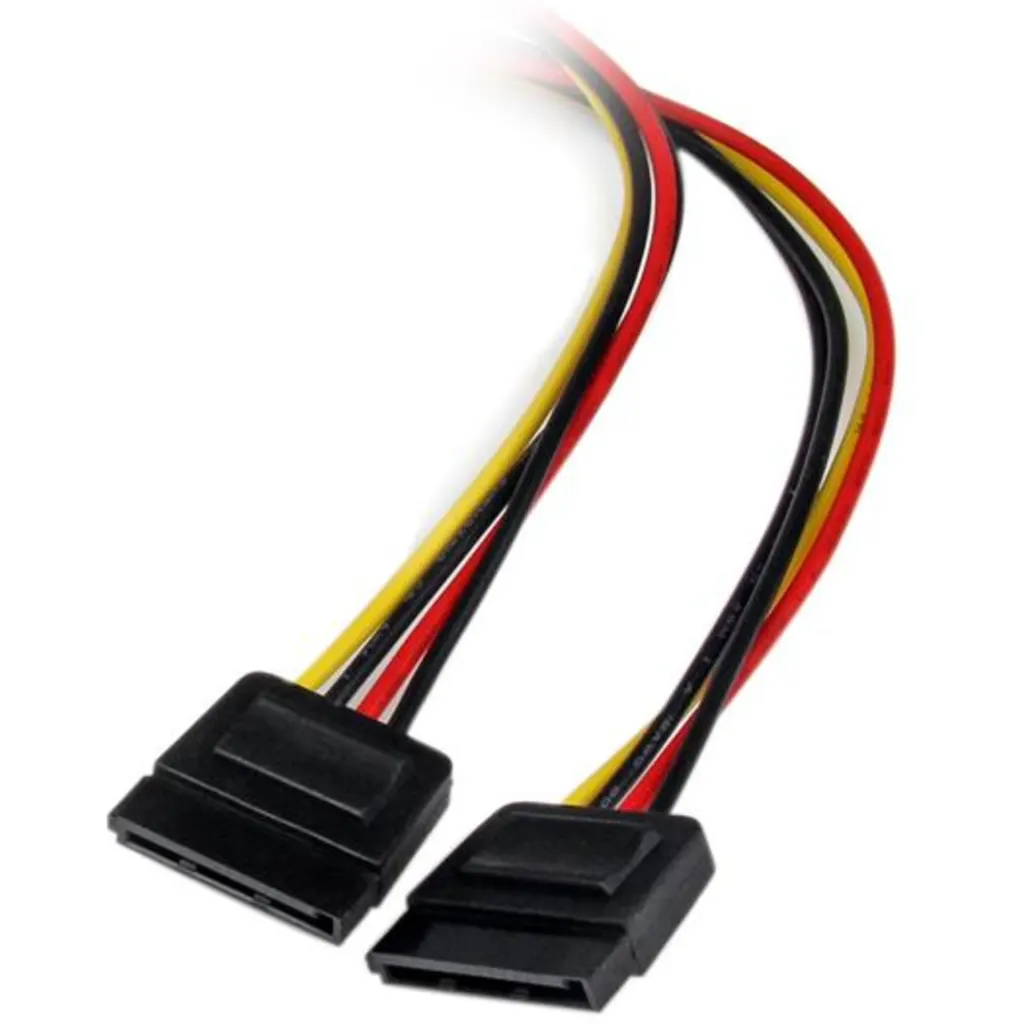 Imagen 2 de 12 LP4 to 2x SATA Power Y Cable Adapter