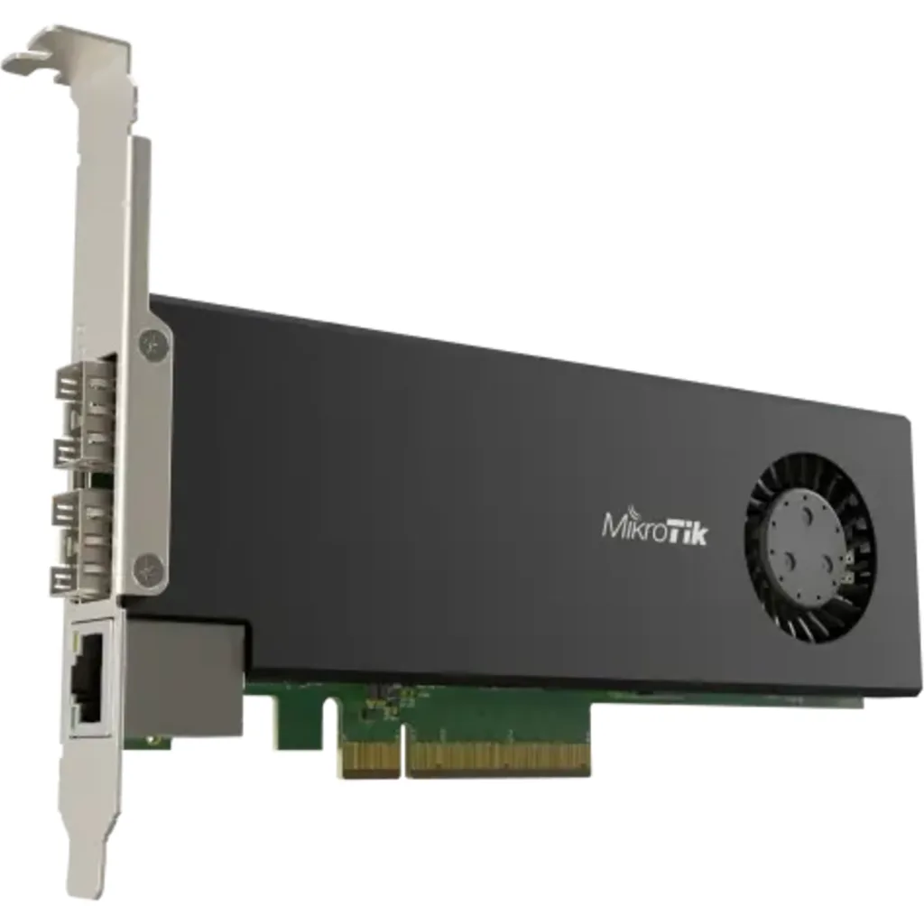 Imagen 1 de MIKROTIK PCIe-x8 2-SFP28-25G 1-MGMT Tarjeta NIC/CCR p/Servidor L6
