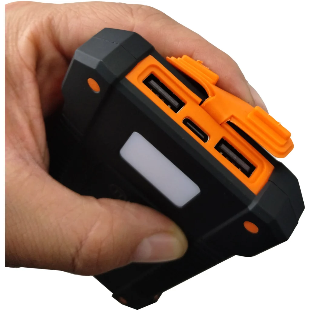 Imagen 2 de MLAB POWERBANK SOLAR 8.000mAh CARGADOR PORTATIL SUN CHARGER LIGHT 4 EN 1