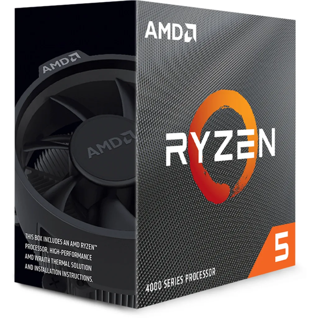CPU AMD Ryzen 5 4500 3.60-4.10GHz Cacge 8MB 6 Núcleos Socket AM4 con Fan