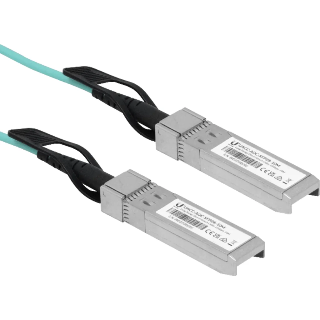 Imagen 3 de UBIQUITI 10m SFP28-25Gbps Cable 3mm Fibra-MM Direct UACC-AOC-SFP28-10M