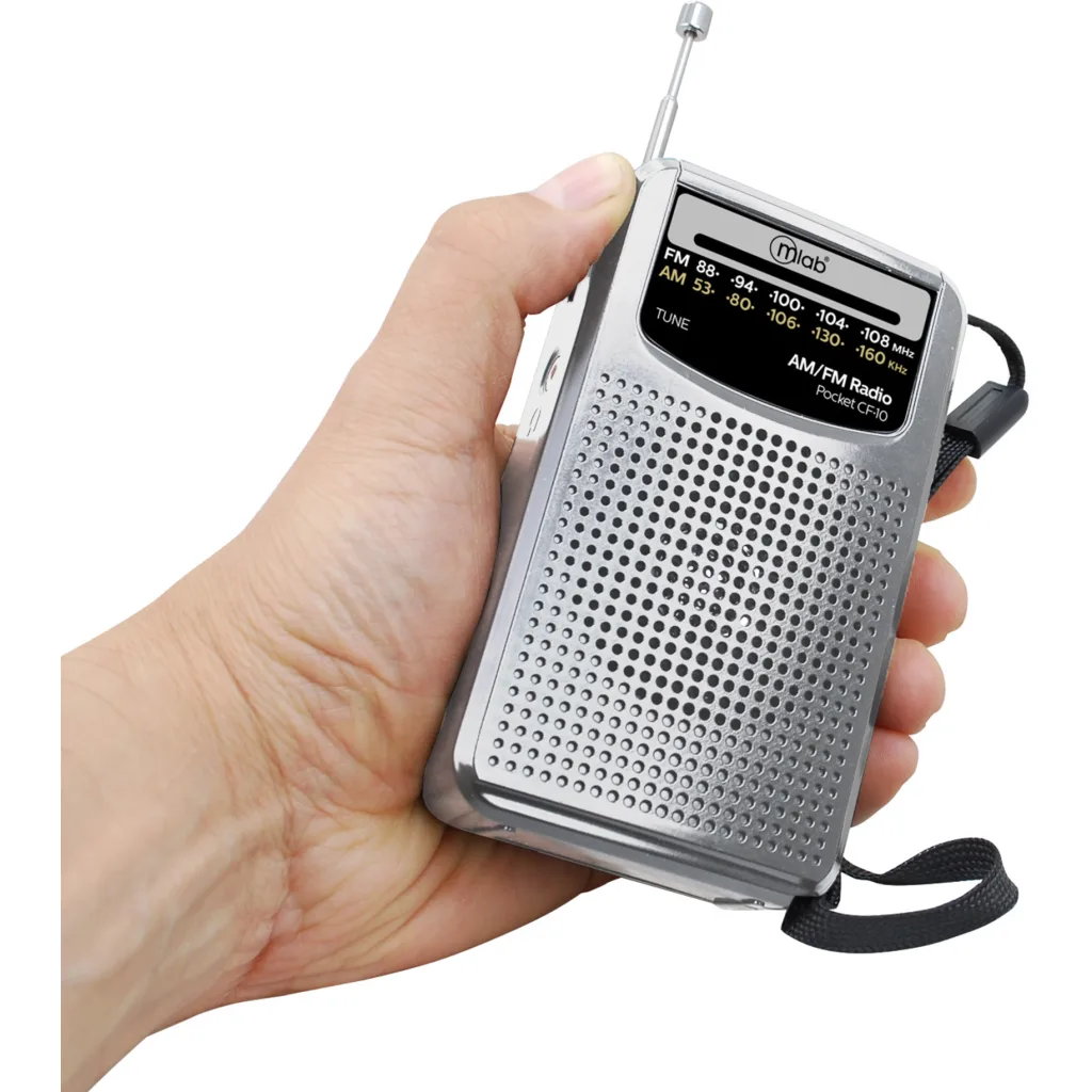 Imagen 1 de MLAB RADIO RETRO PORTATIL CF-10 SILVER