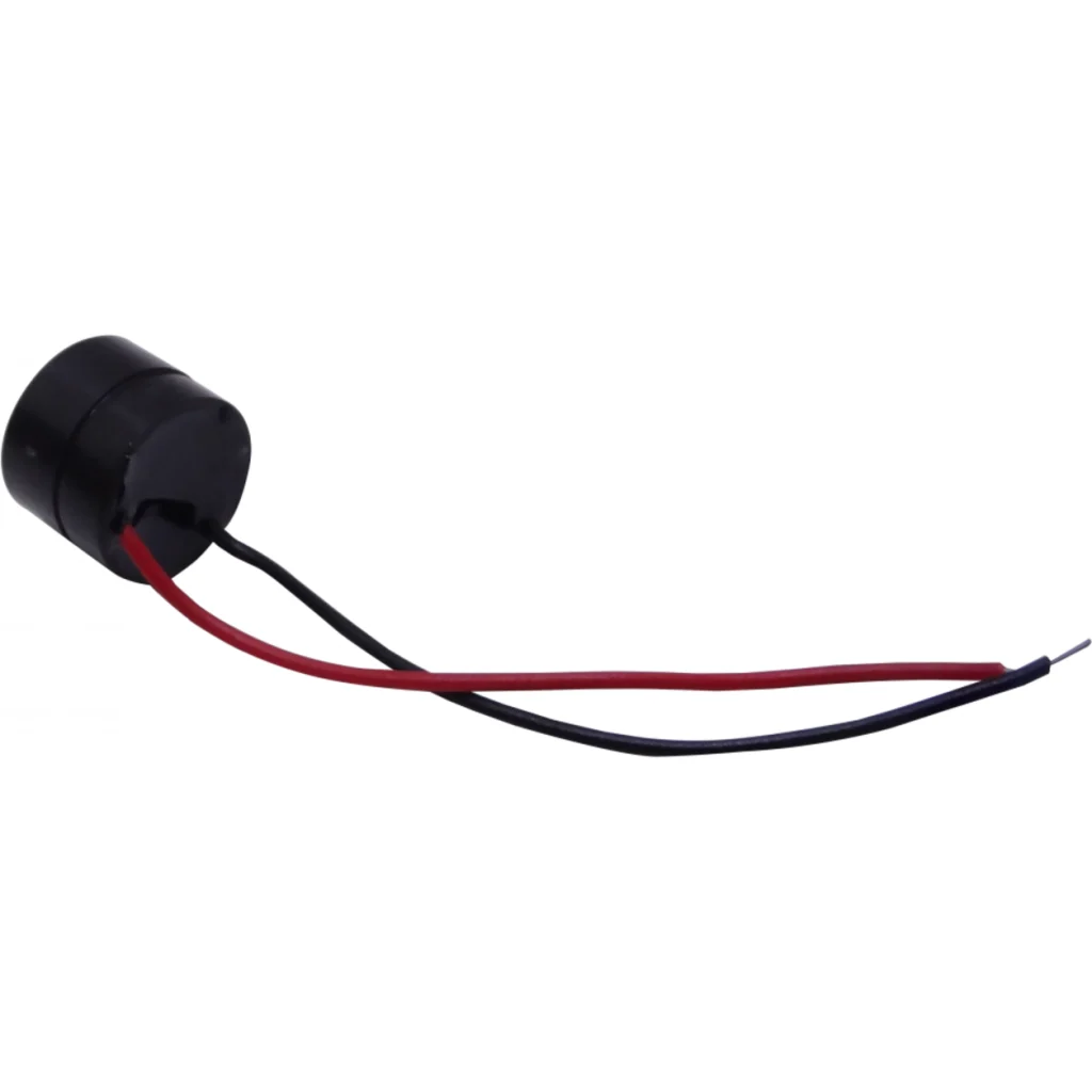 Zumbador 12V 12mm-Diametro 9mm-Altura 10-13VDC max-75mA +90dB 2300Hz