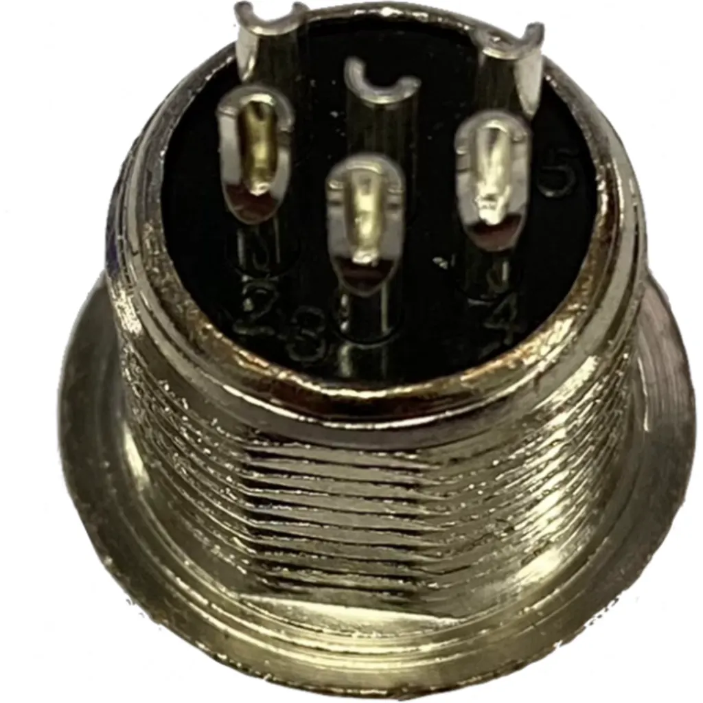 6-pin Macho Volante Conector GX12 Soldable Aviacion