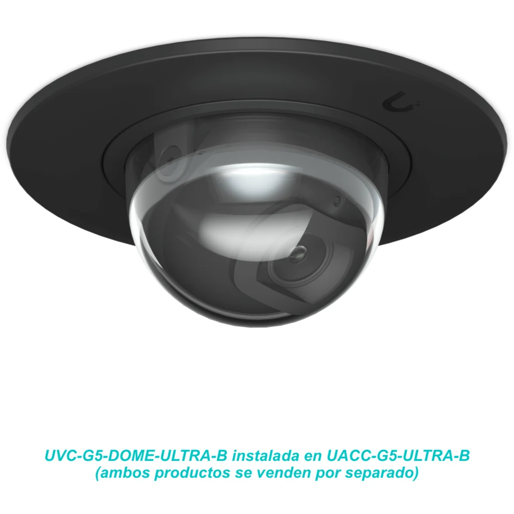 Imagen 6 de UI Negro Soporte Cielo Empotrado Burbuja Transparte p/UVC-G5-DomeUltra