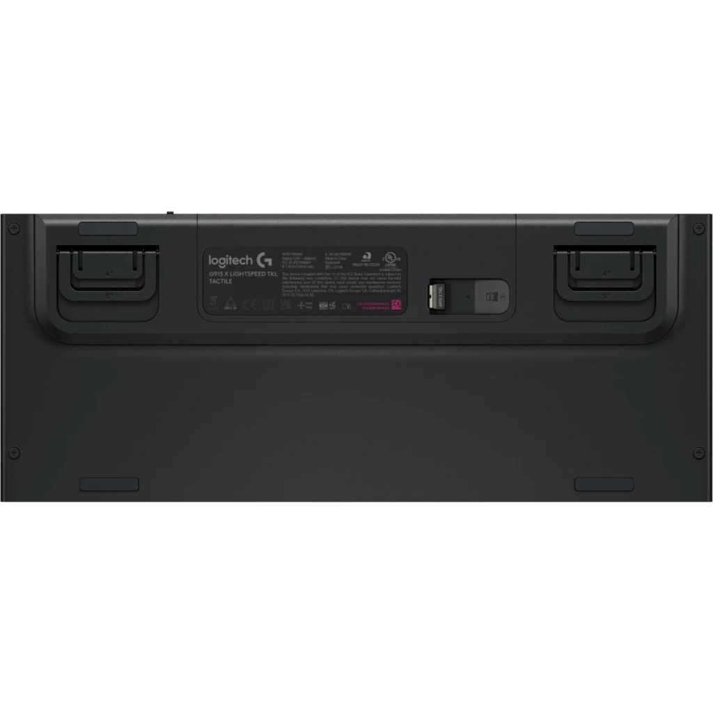 Imagen 4 de Teclado Gamer Inalámbrico Logitech G915 X LIGHTSPEED TKL Inglés Táctil RGB Negro