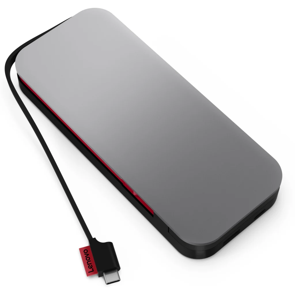 Imagen 1 de Power Bank Lenovo Go 20.000mAh 2* USB-C , 1 USB-A Carga simultánea p/ 3 equipos (Nuevo, Caja Abierta)