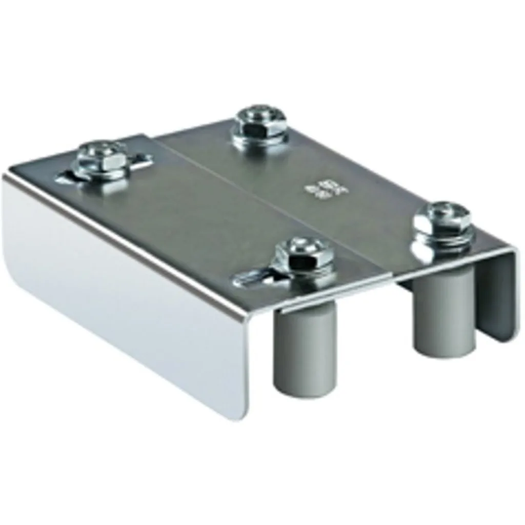 OLIVA-255-350-D40. Placa para puertas de doble regulacion con rodillo de nylon d