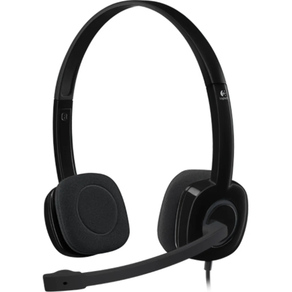 Cintillo Multimedia Logitech con Micrófono H151 Alámbrico  3.5 mm Color Negro