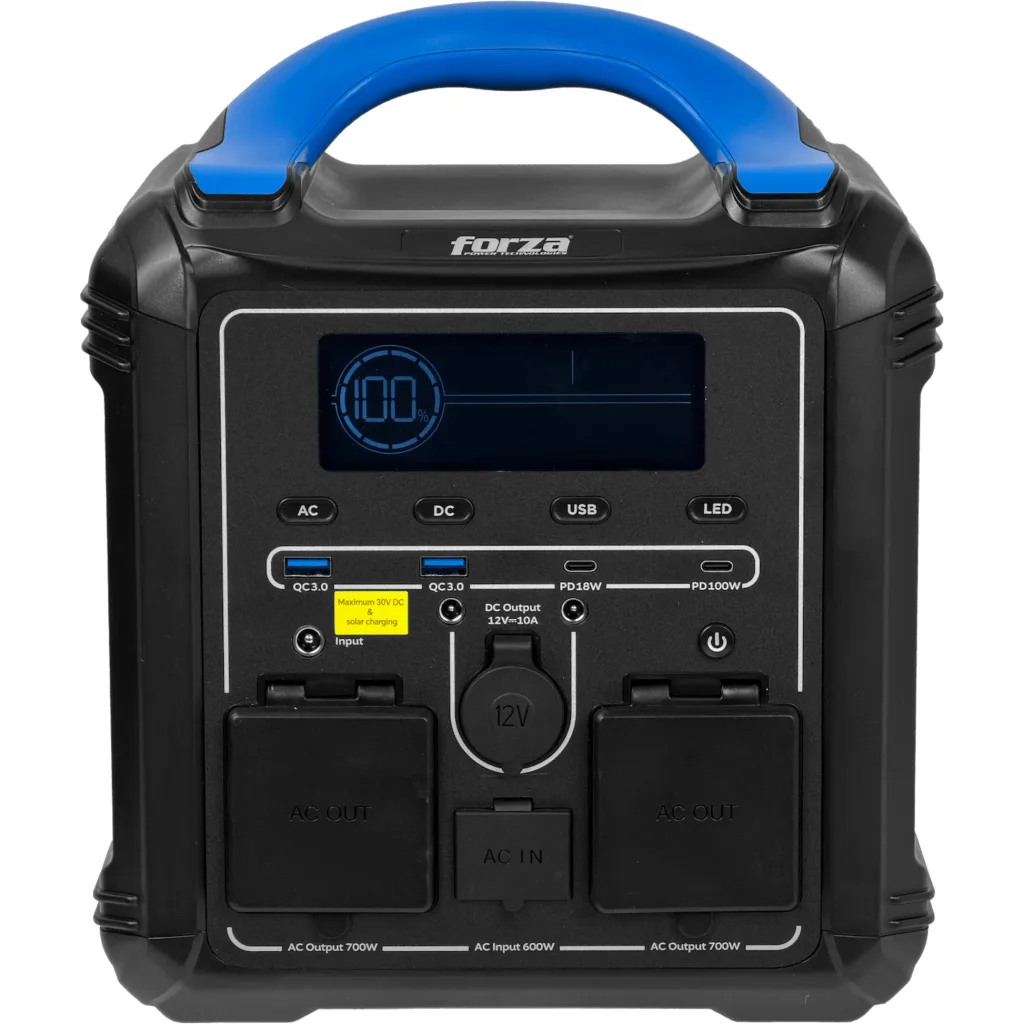 Imagen 5 de FORZA 700W Bateria Litio-LMFP 551Wh Portatil inversor OndaPura MPPT
