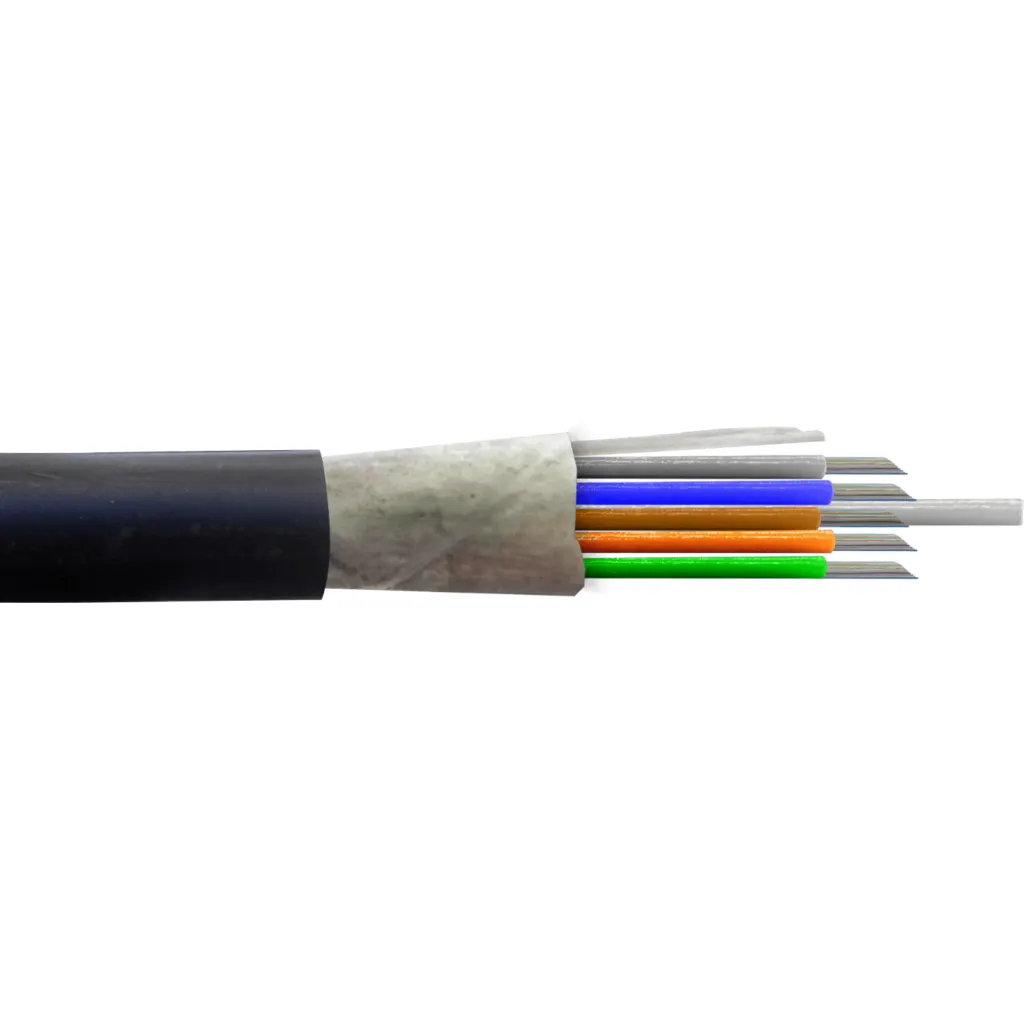 60-Fibras-G652D 12x5-Tubos Cable Ext-PE 9/125um Monomodo 10mm