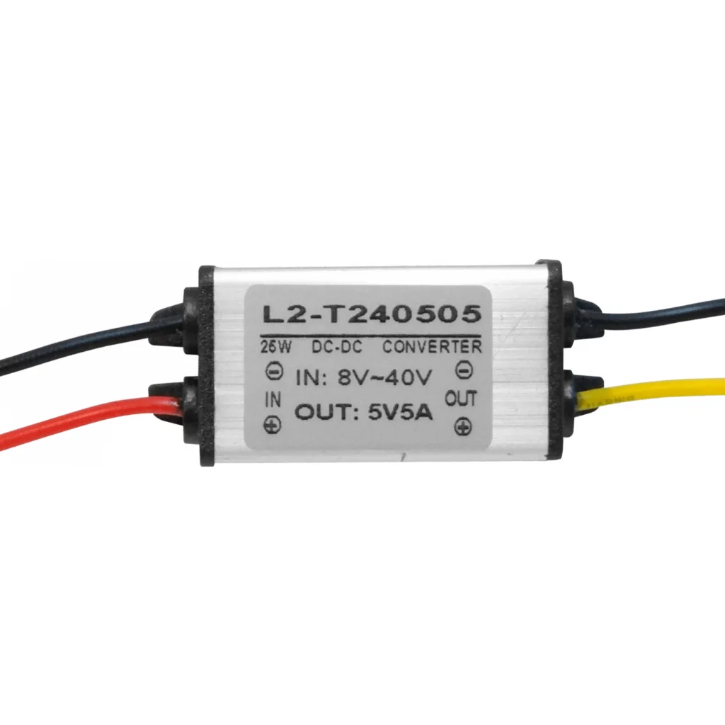 Imagen 1 de Convertidor in:8-40VDC (in:12/24V) out:5VDC 5A 25W DC-DC Step Down