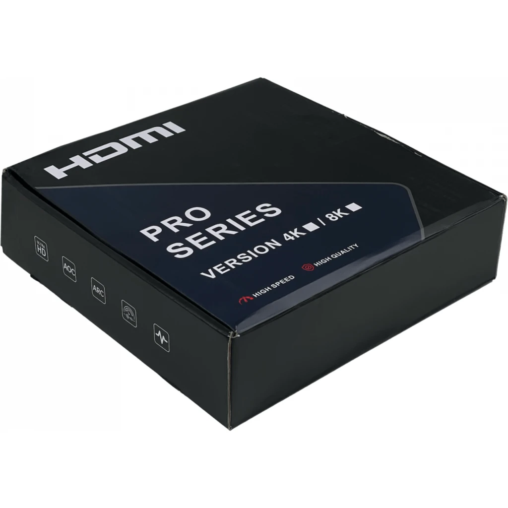 Imagen 1 de Cable HDMI v2.0 M/M 4K 8K 3D Cable Fibra Optica 80mts Color Negro