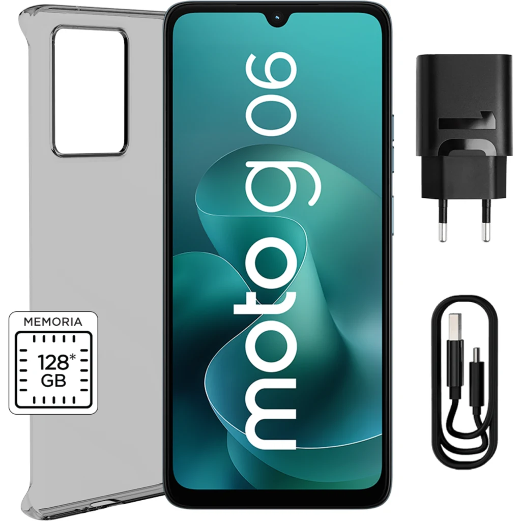 Celular Motorola Moto G06 Memoria 128GB RAM 4GB 50MP 6.8' Azul