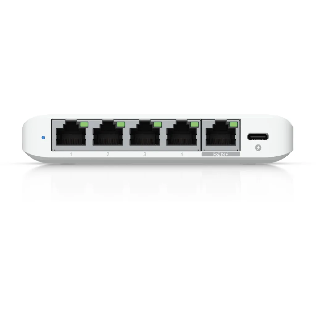Imagen 3 de Switch Ubiquiti UniFi Flex Mini 2.5G, 5 Puertos 2.5GbE, PoE y USB-C