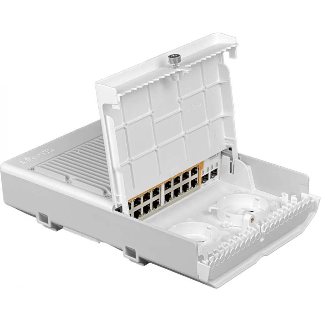 MIKROTIK 16-1000PoE++ 2-SFP+10G L5 req-18-57V Switch CRS318-16P-2S+OUT