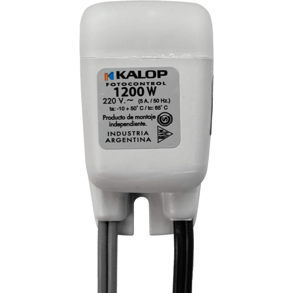 Imagen 1 de KALOP Celula Fotoelectrica 1000W 220VAC IP44 UV 10/30-Lux Fotocelda 