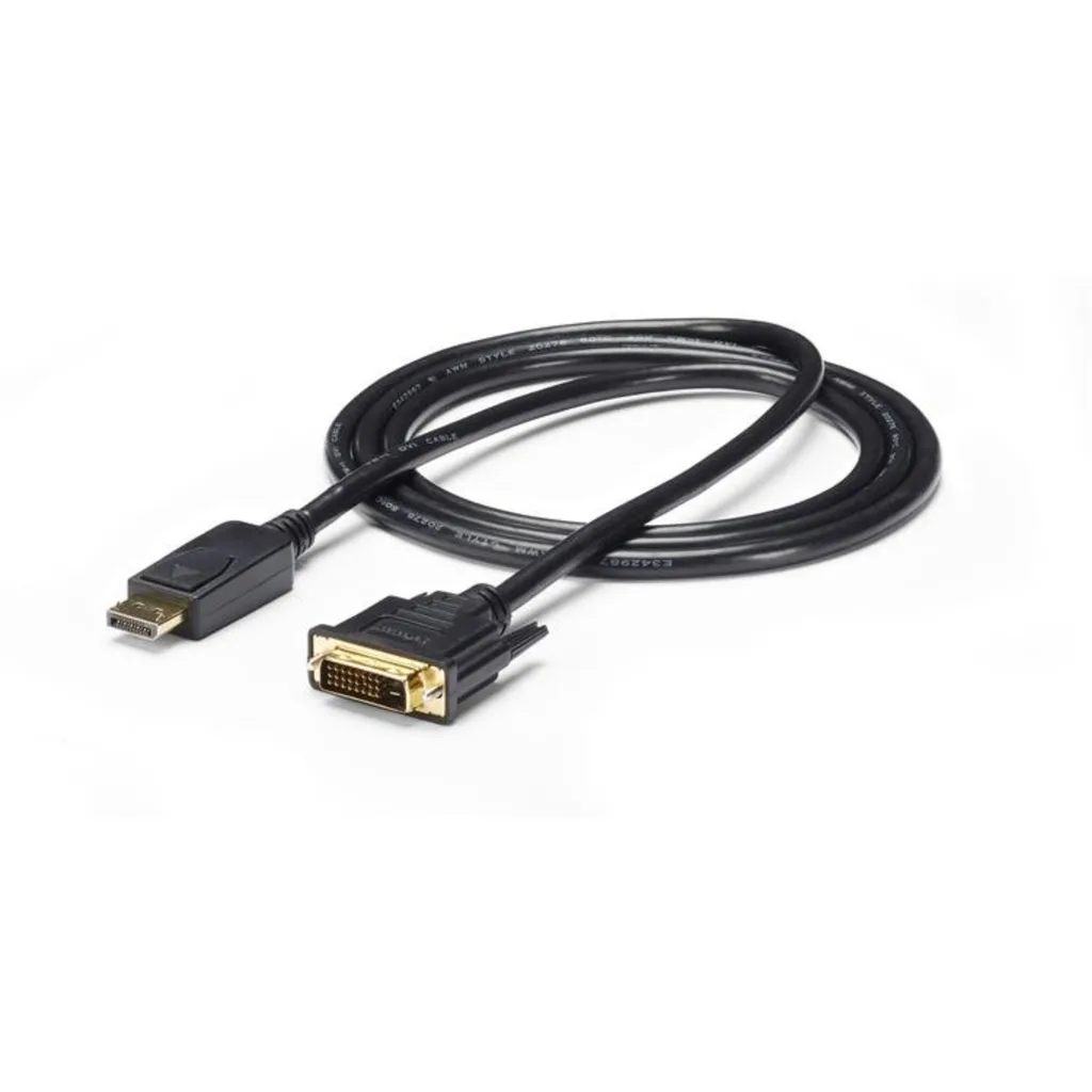 6 ft DisplayPort to DVI Cable - M/M