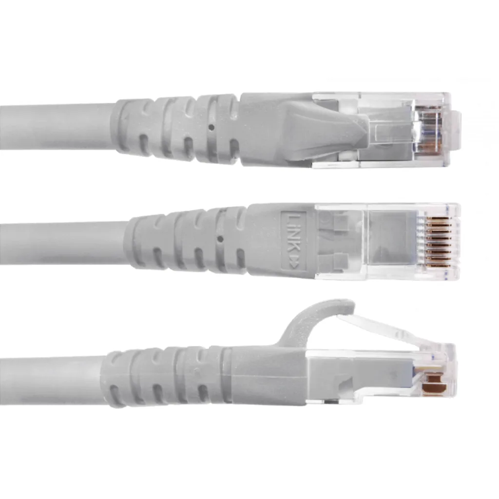 LINKMADE 4mt Cat6 U/UTP Gris LSZH Cable Patch Inyectado Multifilar
