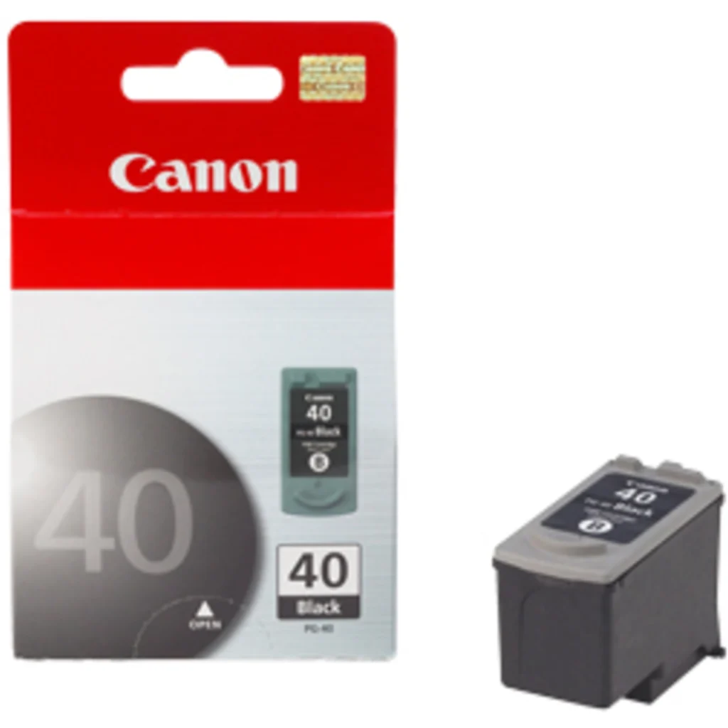 Imagen 1 de Cartridge de Tinta Canon PG-40 Negro aprox 355 pag. p/Impresoras Canon Pixma