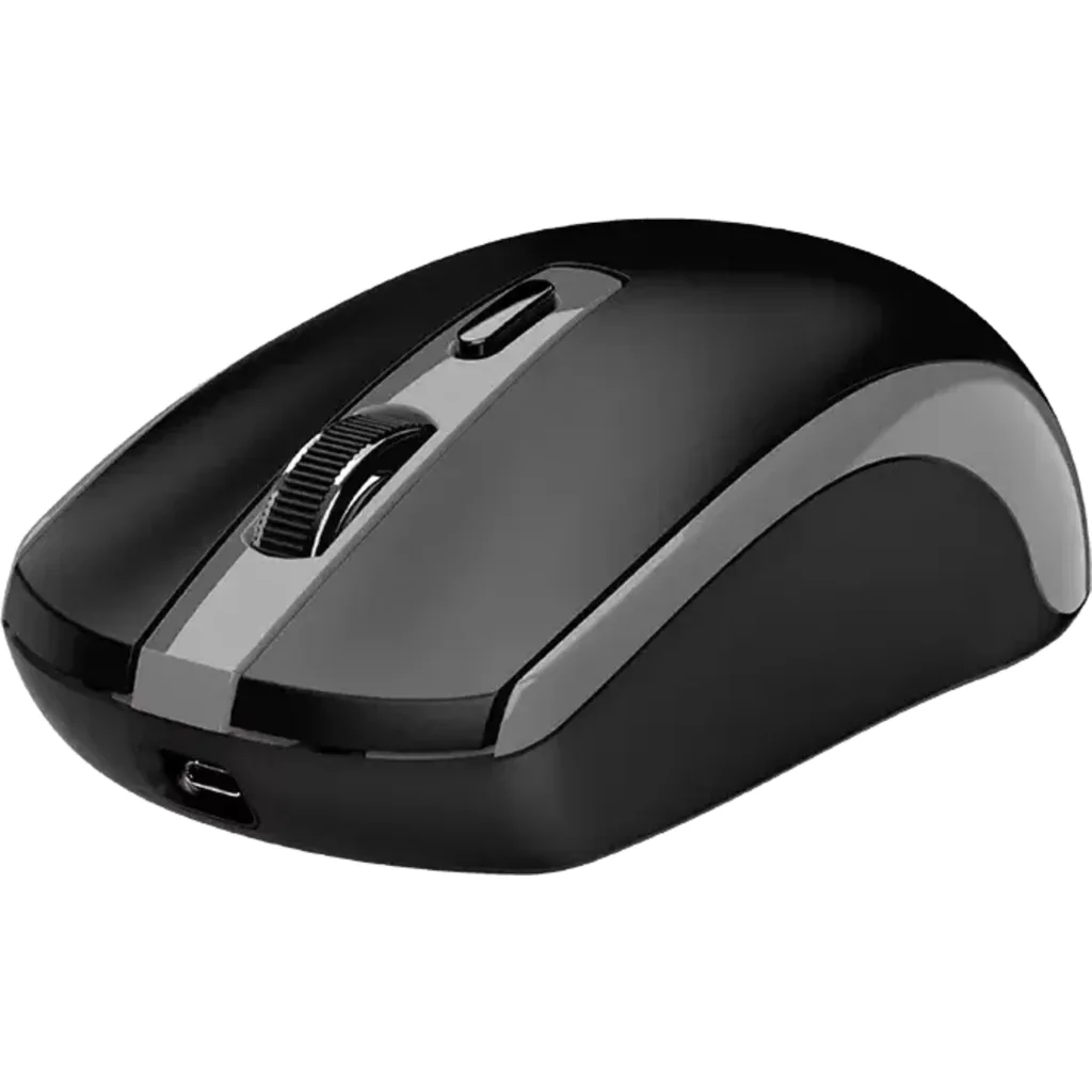GENIUS MOUSE INALAMBRICO 2,4GHZ COPILOT RECARGABLE TYPE-C GRAY-ECO-8150-GR
