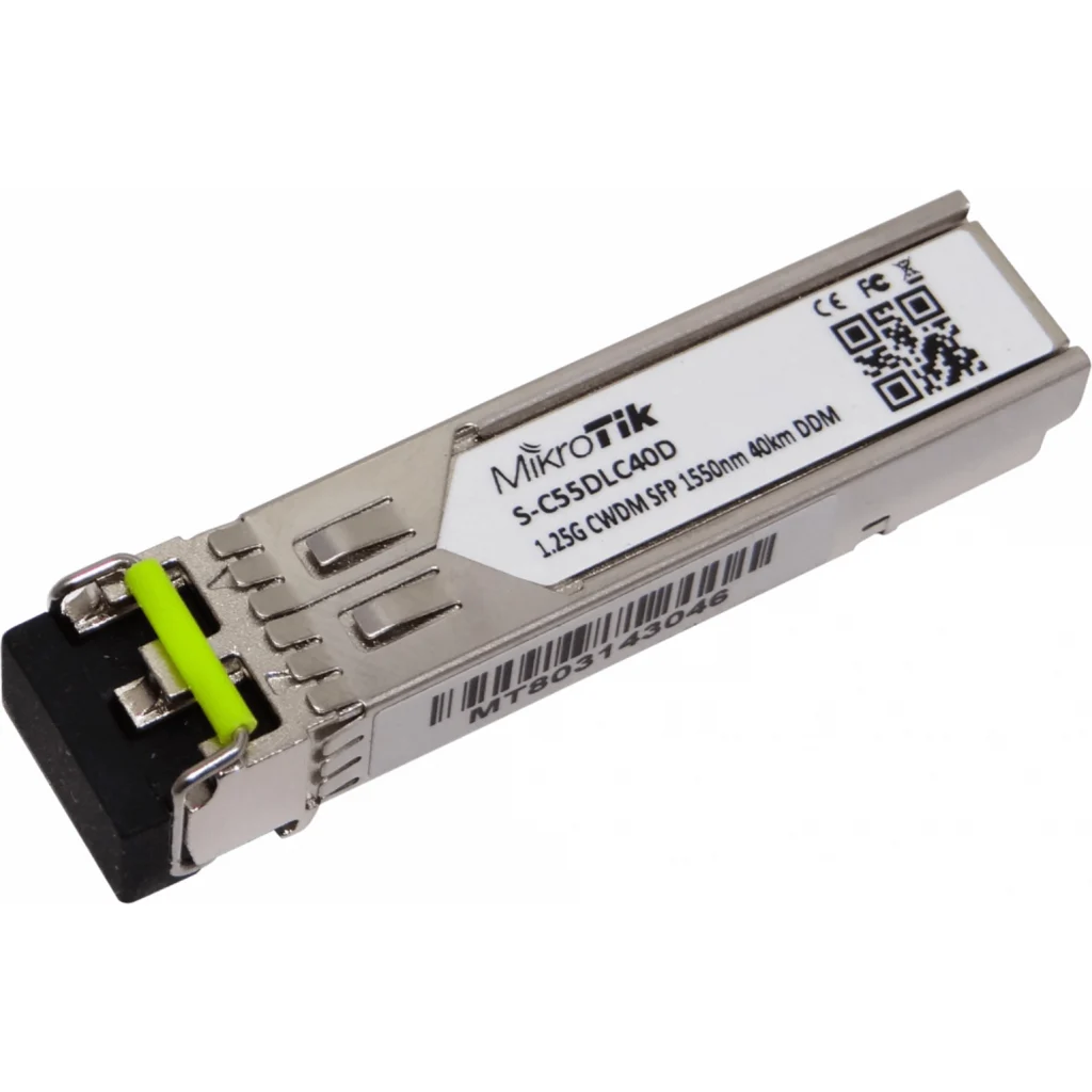 Imagen 1 de Modulo SFP CWDM 1.25G 1550 nm, doble LC, alcance 40 km y DDM. Para enlaces Gigab