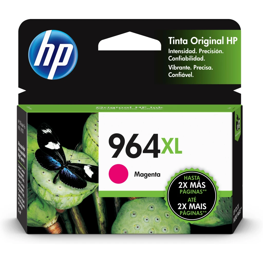 Cartridge HP 964XL Magenta Impresora Tinta Officejet Pro9010/9020, 1600 Pág 22ml