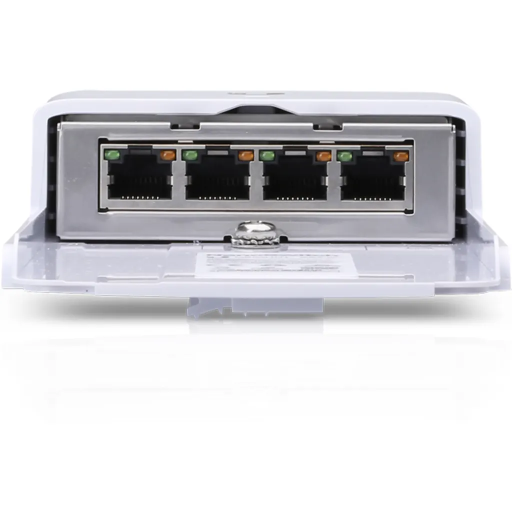 Imagen 3 de Switch Ubiquiti N-SW No Gestionable NanoSwitch PoE para Exterior 4 Puertos RJ-45