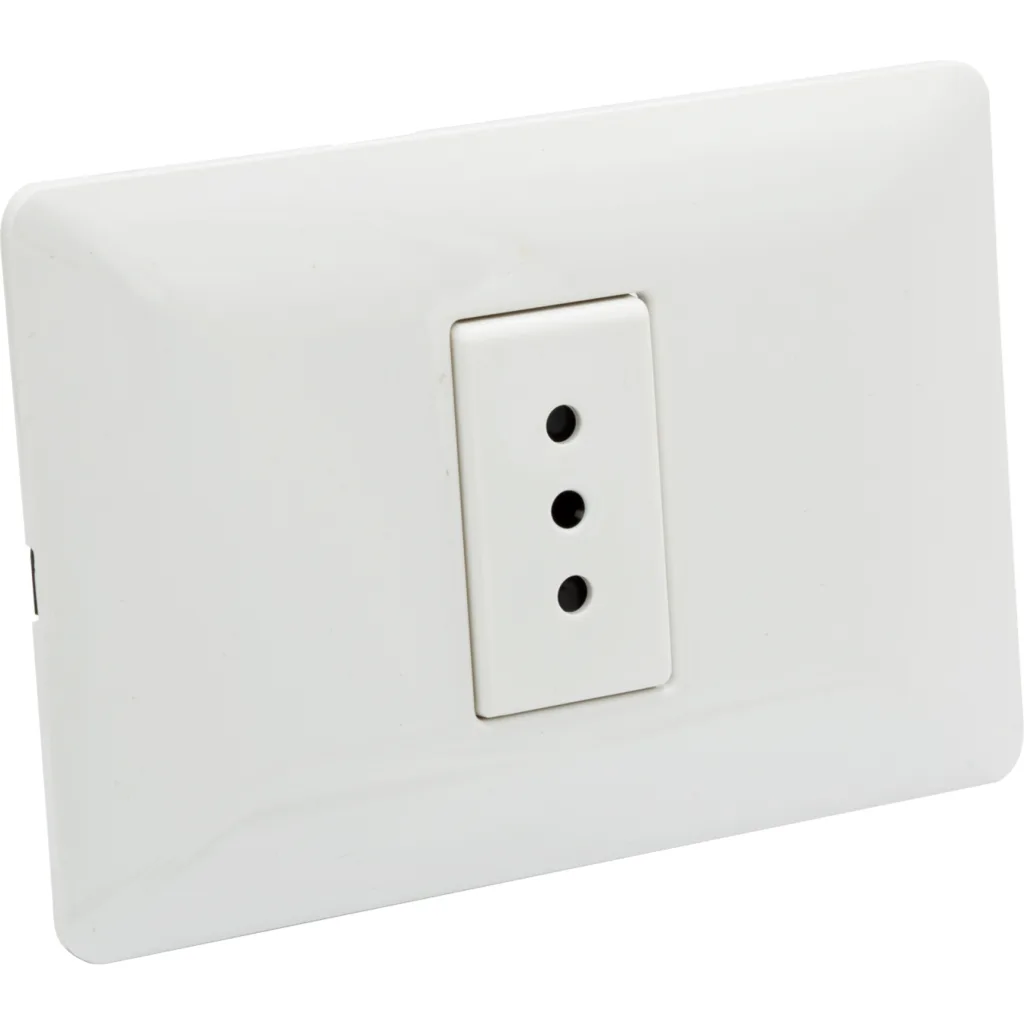 Imagen 2 de ENCHUFE PARA MURO SIMPLE 250V 10A