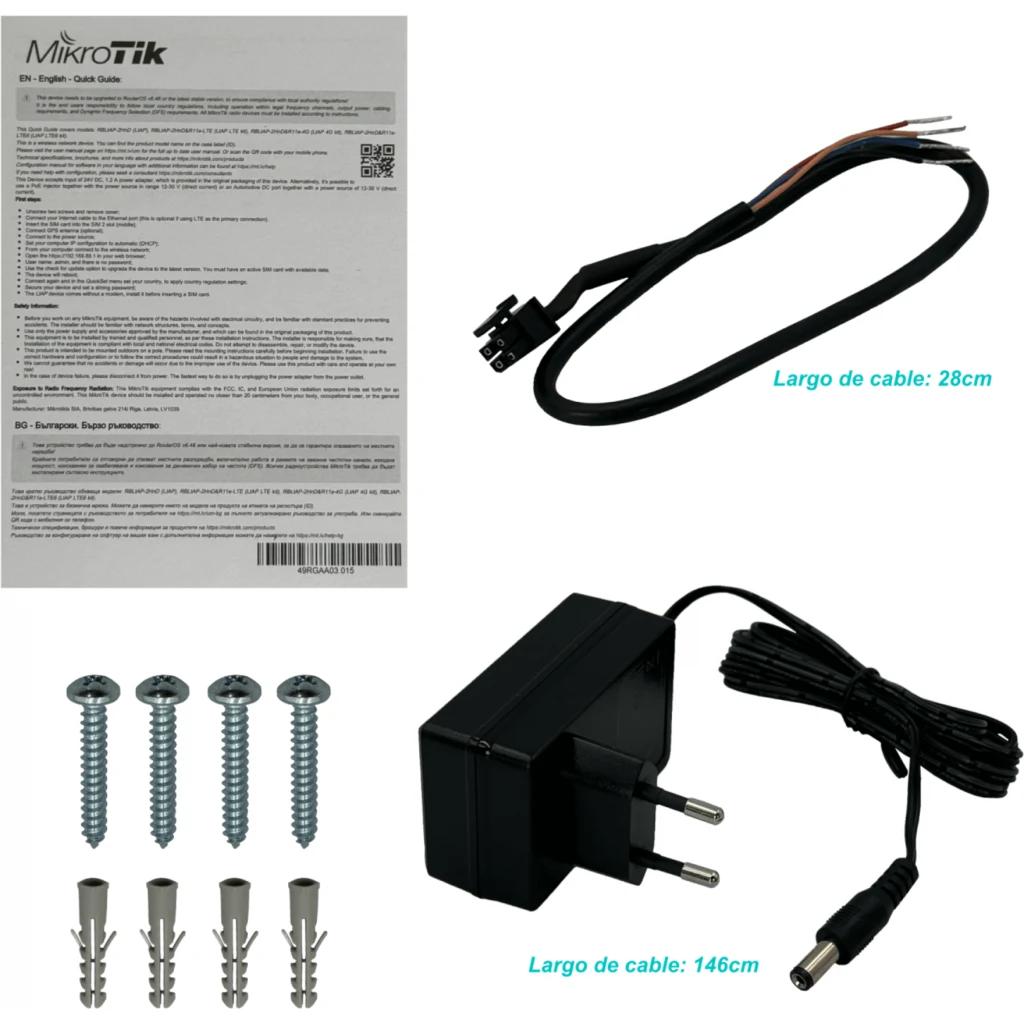 MIKROTIK 2-Sim 2MPCIe LTE1-2-3-7-8-20-38-40 GPS 2,4GHz 2x2-2dBi 1-1000
