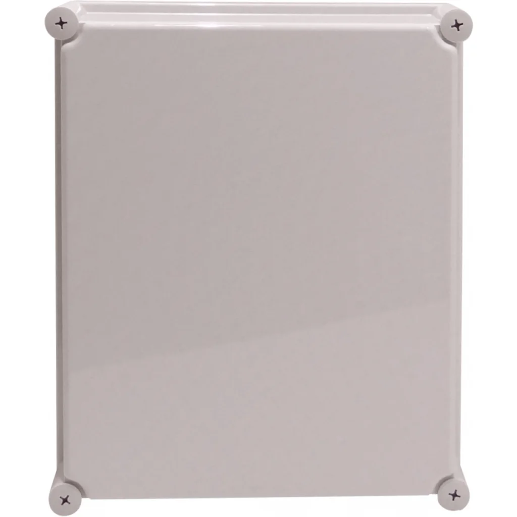 Imagen 2 de TIBOX 340x280x180mm Tapa-Gris Caja Gris Plastica c/Placa IP66 RoHS