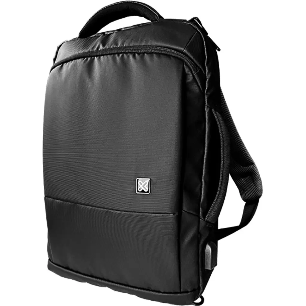 Klip Xtreme - Notebook carrying backpack - 15.6" - Polyester - Black - 2 in 1 Backpack & NB Case
