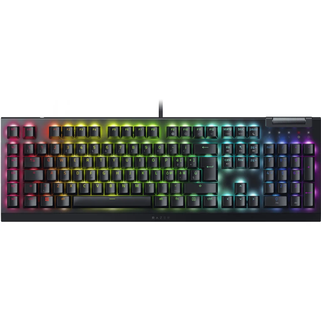 Teclado Gamer Alámbrico Razer BlackWidow V4 X, Chroma RGB Mecánico Español