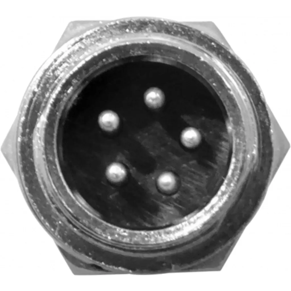Imagen 2 de 5-pin Macho Chasis Conector GX12 Soldable Aviacion