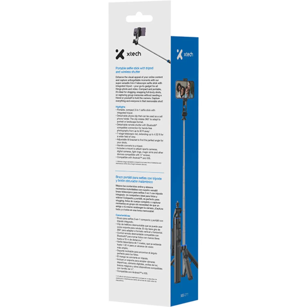 Imagen 6 de Selfie Stick con Trípode Xtech XSS-211, con control remoto