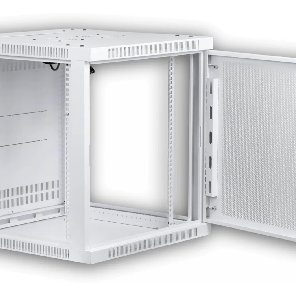 Imagen 4 de UBIQUITI Blanco 12U 60cm-Fondo Microperforada Gabinete Rack Pared Muro