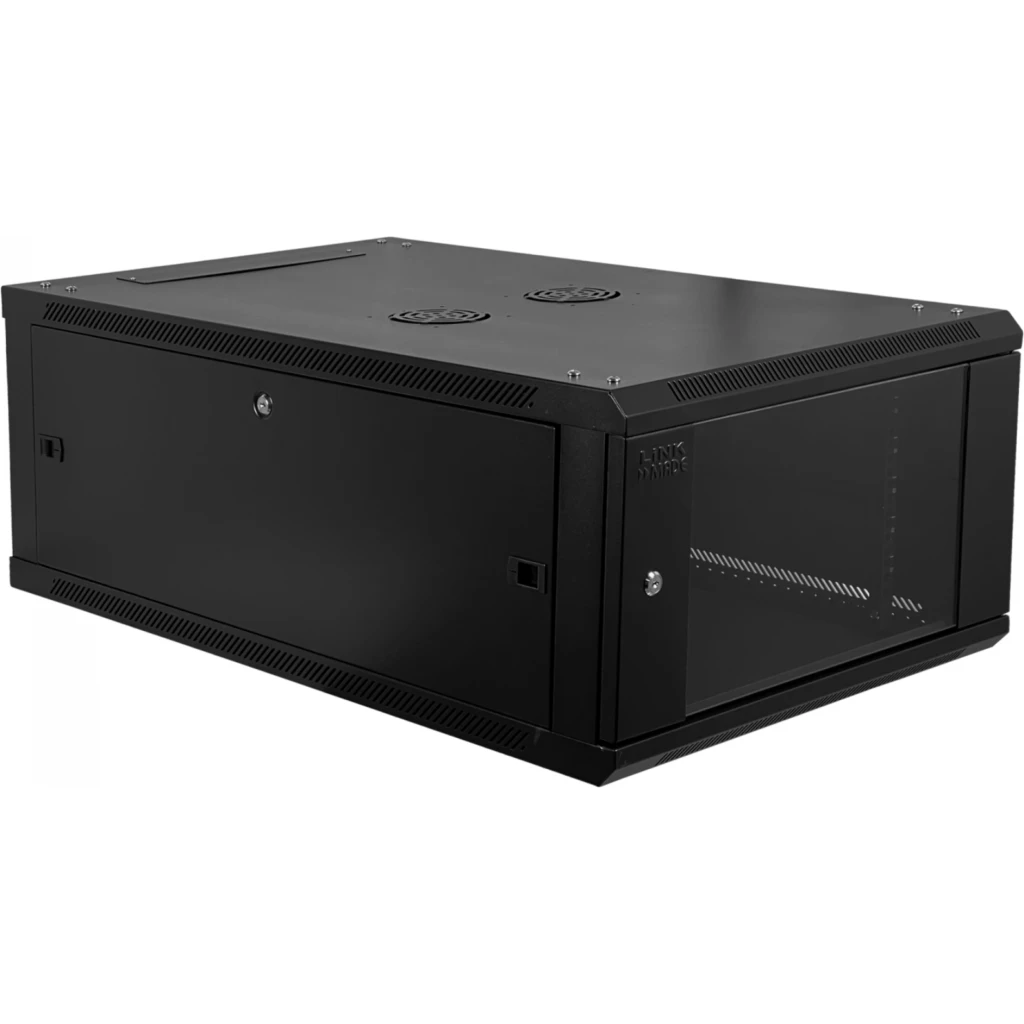 Imagen 2 de LINKMADE Desarmado 6U 100cm-Fondo Gabinete Rack Negro 1000mm