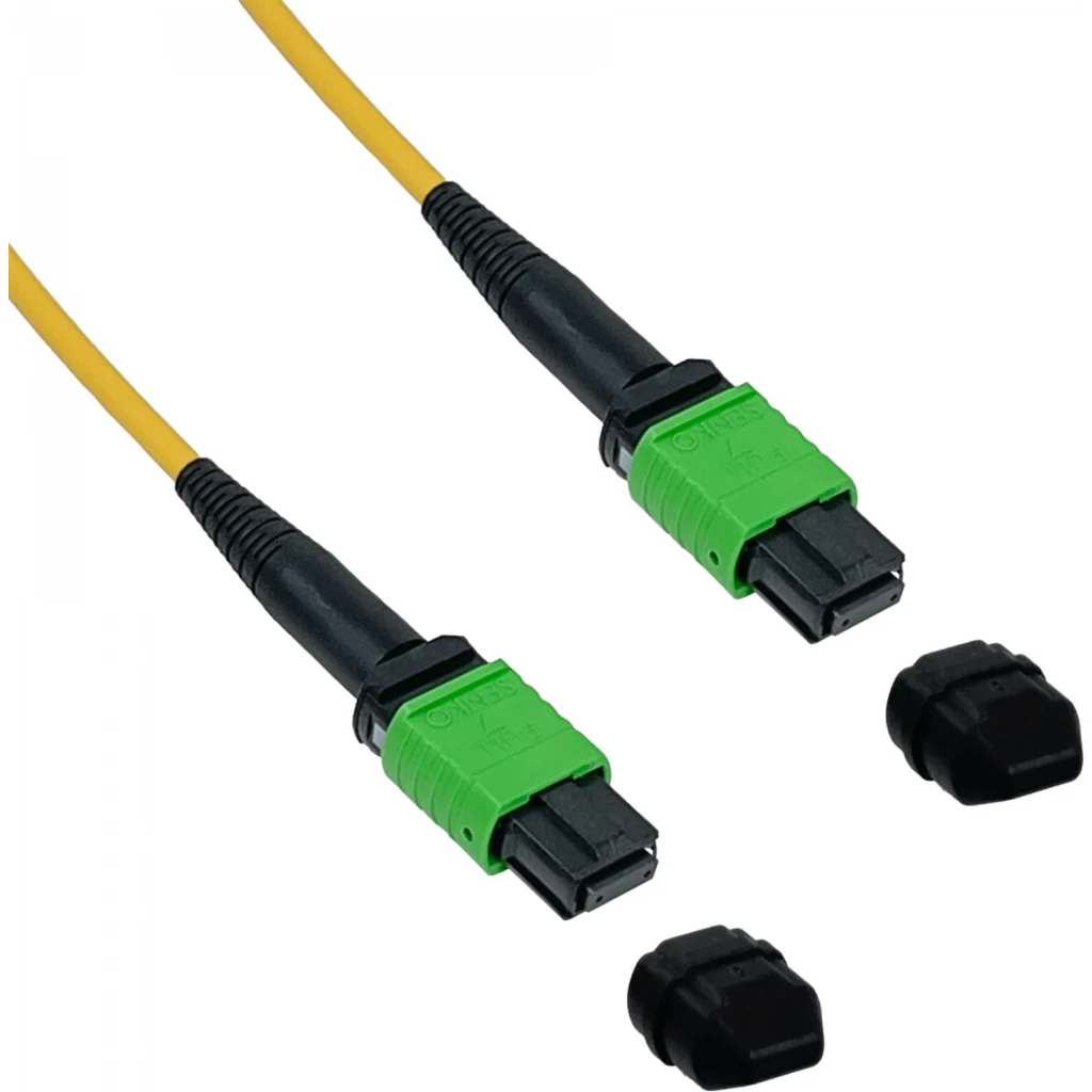 Imagen 3 de UI 3mt MPO-MPO 12-Fibras Type-B MonoModo SM Jumper Cable Fibra LSZH