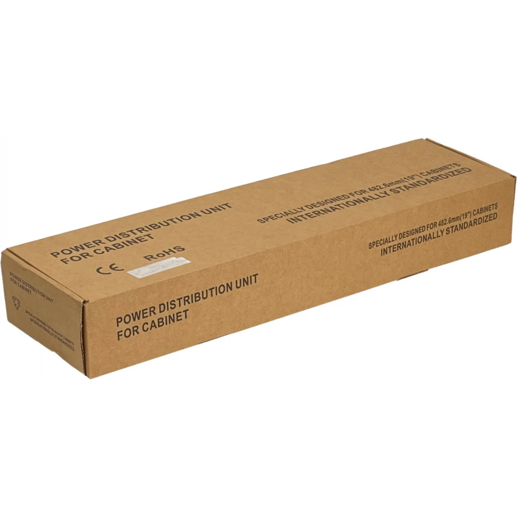 Imagen 2 de PDU LINKMADE RG12CH Regleta 12-Hembra-Ch 10A Rack-1U Switch-Piloto Macho-Ch